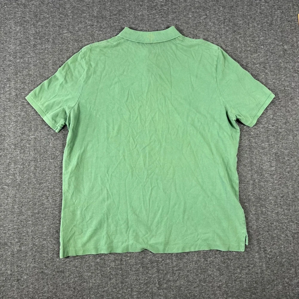 Polo Ralph Lauren Polo Shirt Mens XL Green Classic Fit Blue Pony Logo Preppy